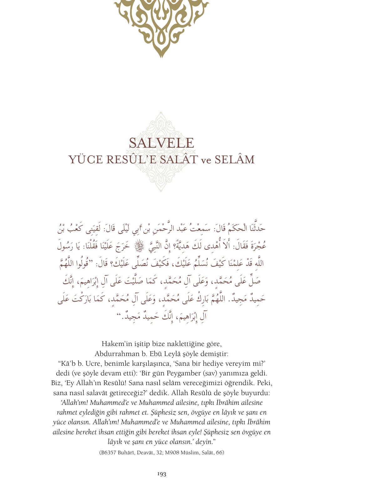 Hadislerle İslâm 1. Cilt, 193. sayfa